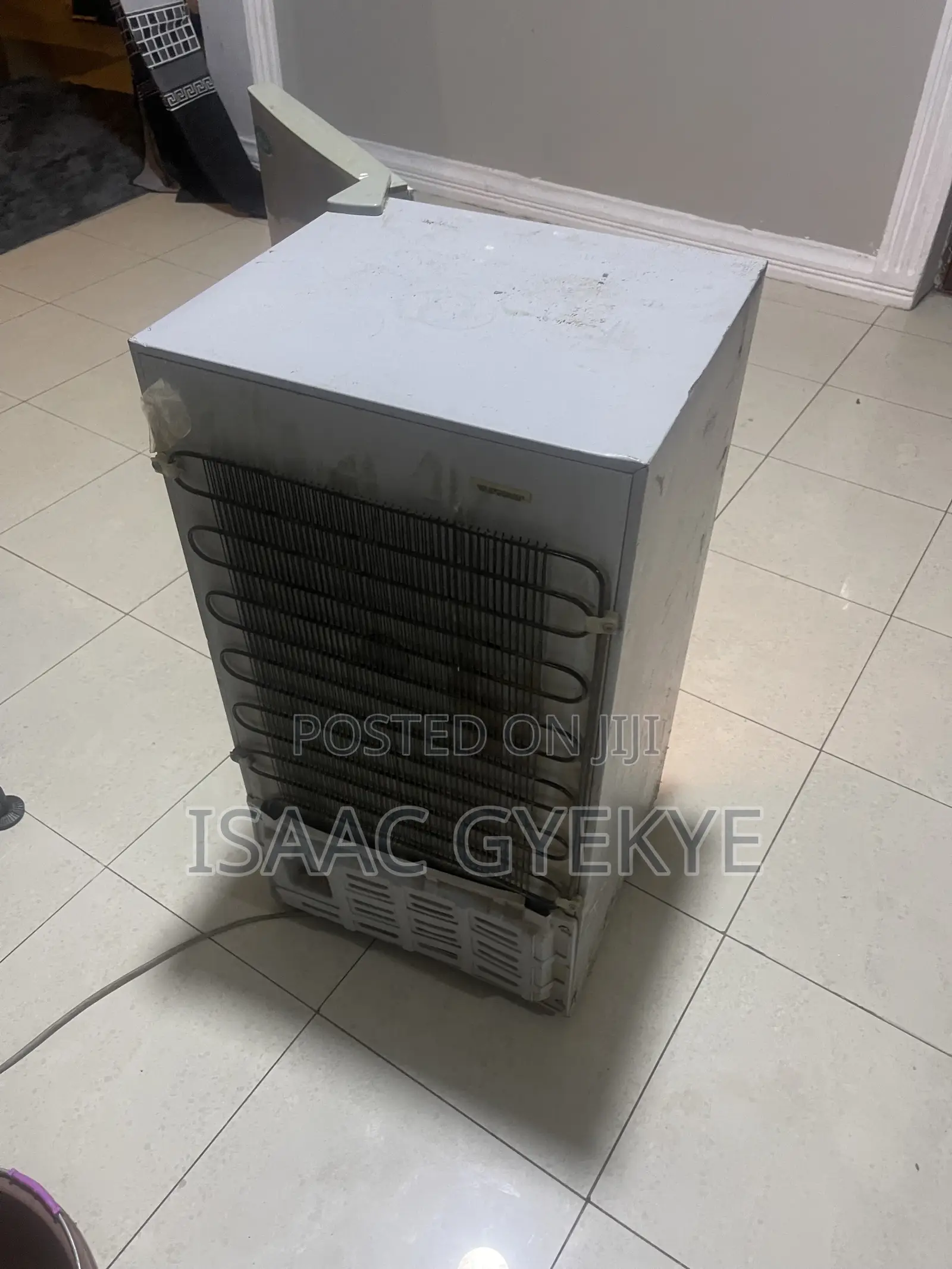 Used Delron Table Top With Double Door Fridge.
