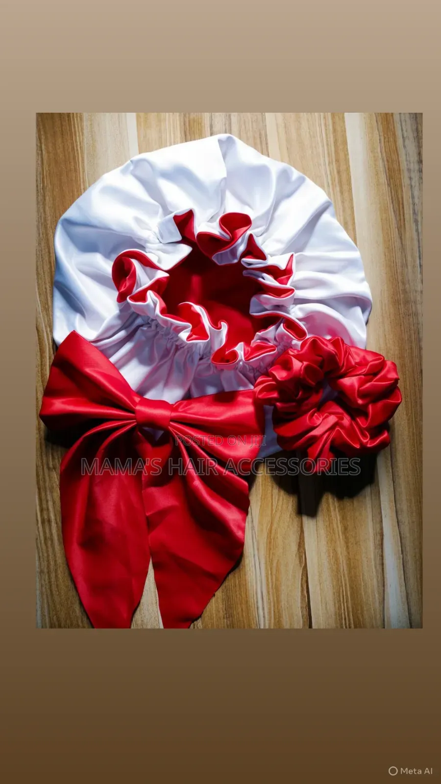 Reversible Hair Bonnet Set