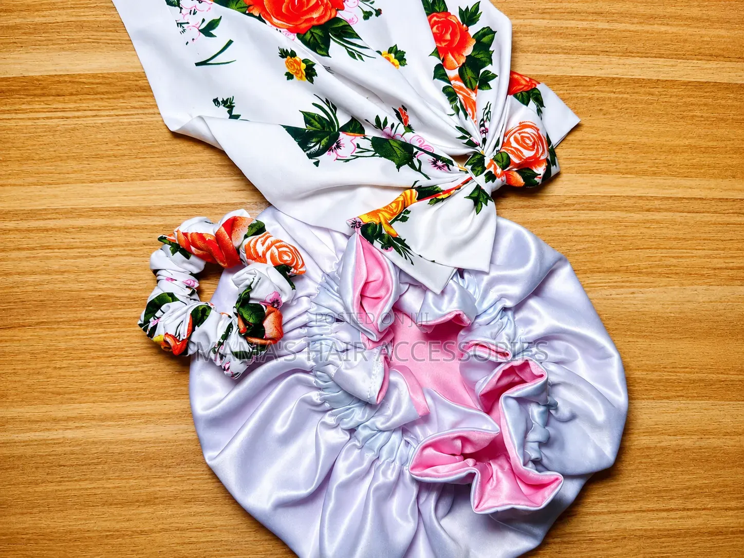 Reversible Hair Bonnet Set