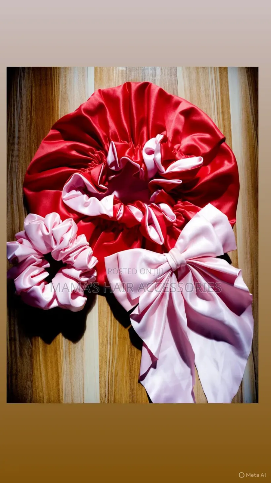 Reversible Hair Bonnet Set