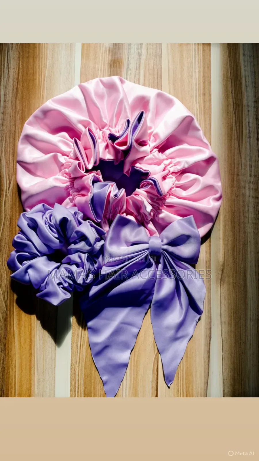 Reversible Hair Bonnet Set