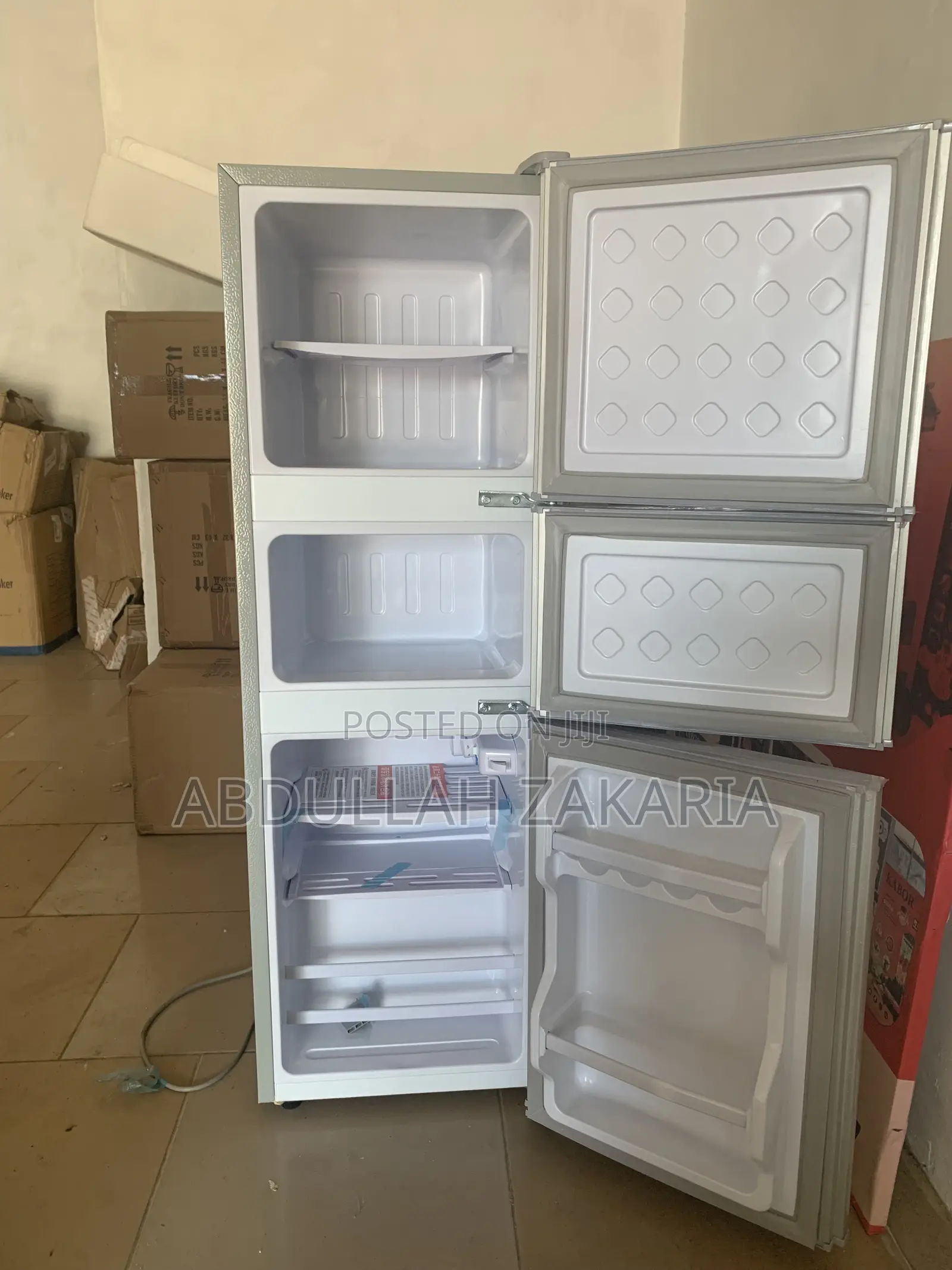 3 Door Table Top Refrigerator