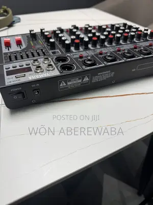 6-Channel Audio Mixer With Bluetooth and 99 Sound Effects.