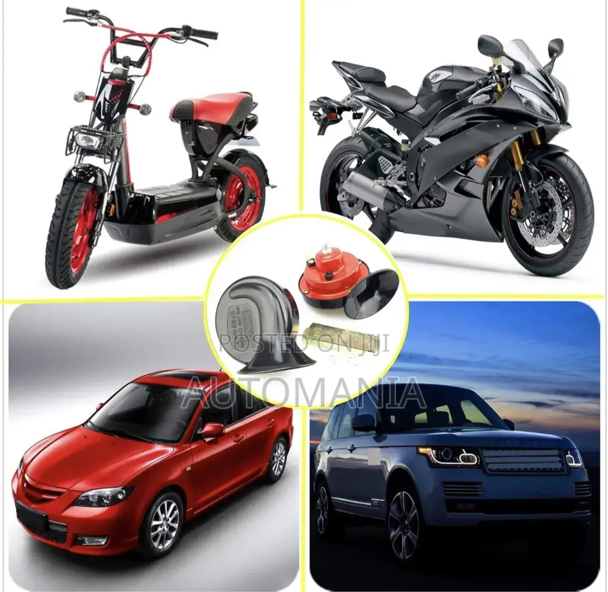 12-Volt Electromagnetic Car Snail Horn