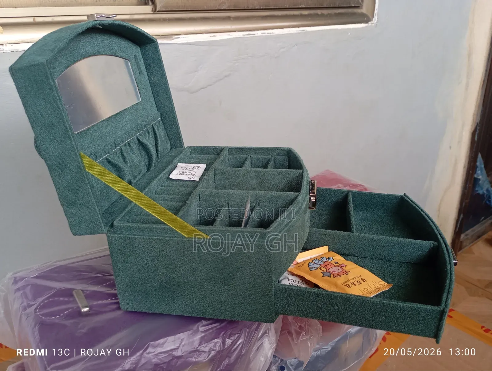 Multi Layer Jewerly Box for Engagement - Green