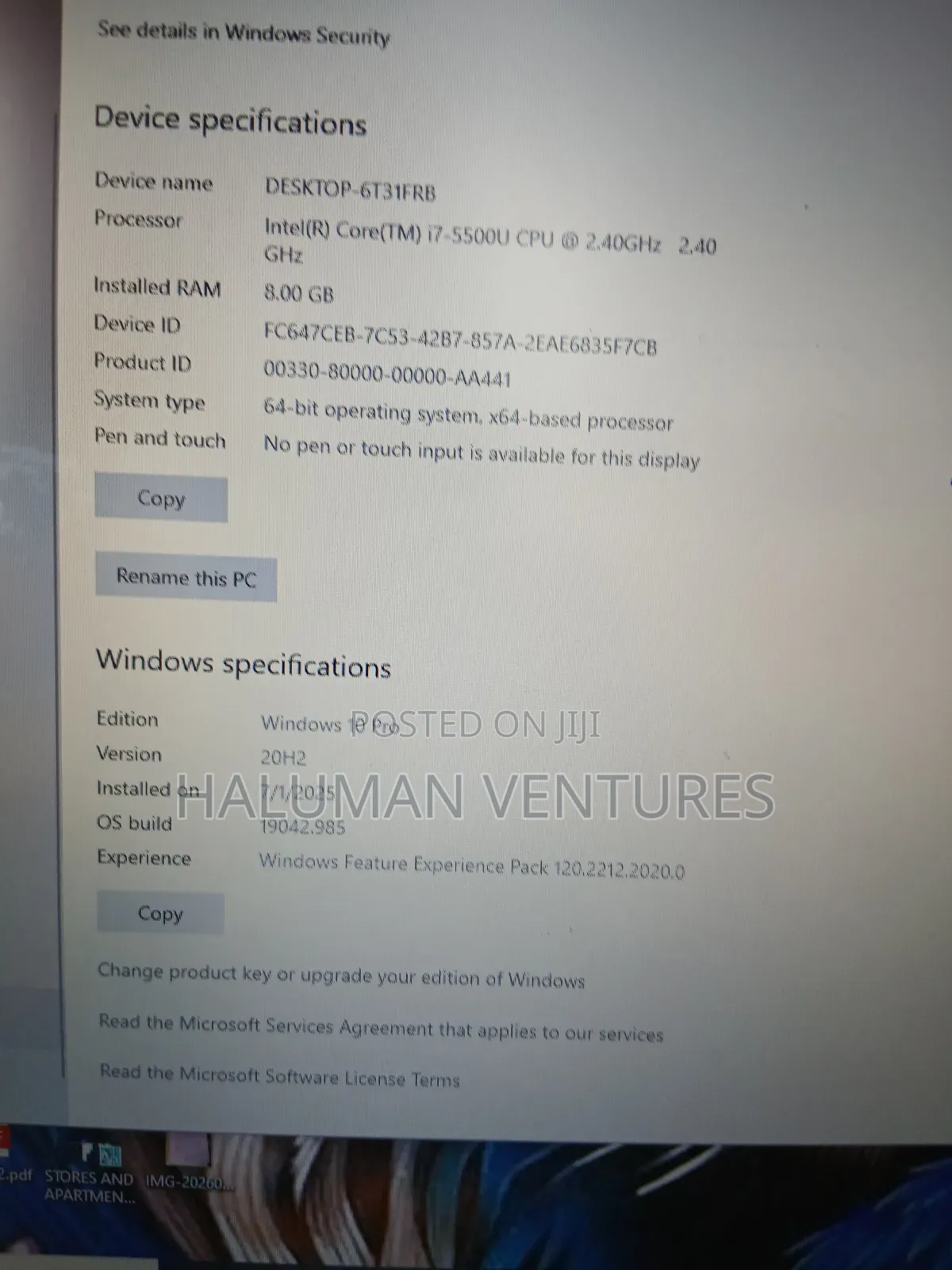 Laptop HP Pavilion 15 8GB Intel Core i7 HDD 32GB