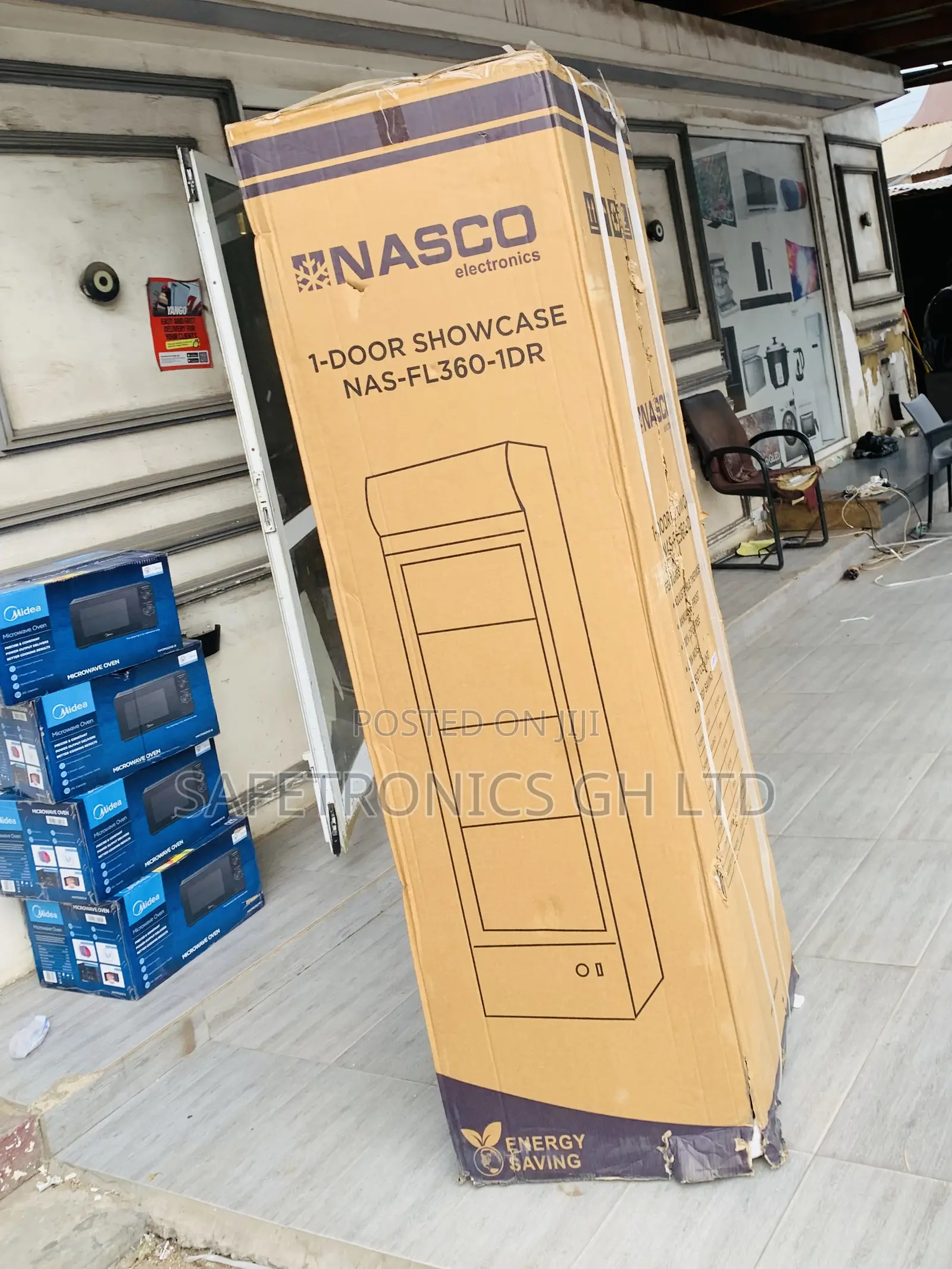 Neatly Sealed Nasco 298l Commercial Beverage Refrigerator Nas-Fl360-1d