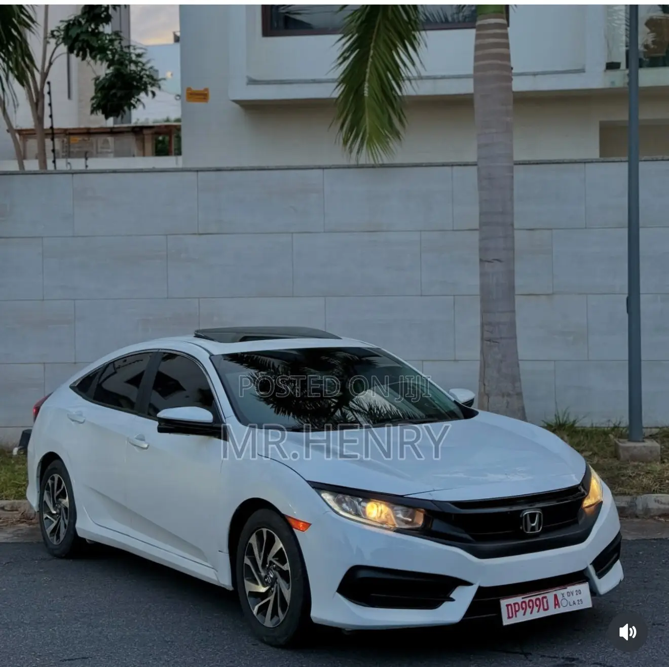 Honda Civic EX Sedan 2018 White