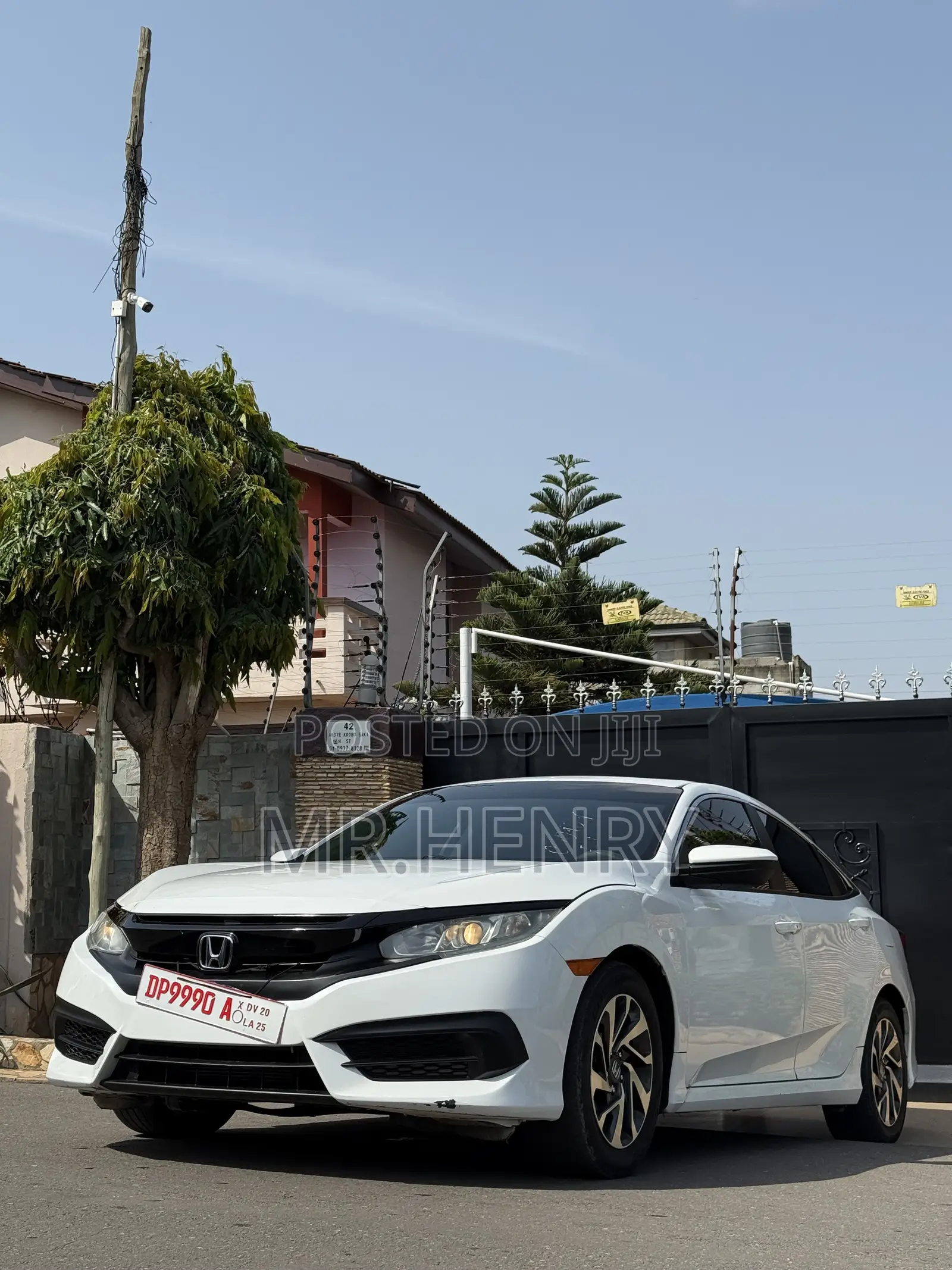 Honda Civic EX Sedan 2018 White