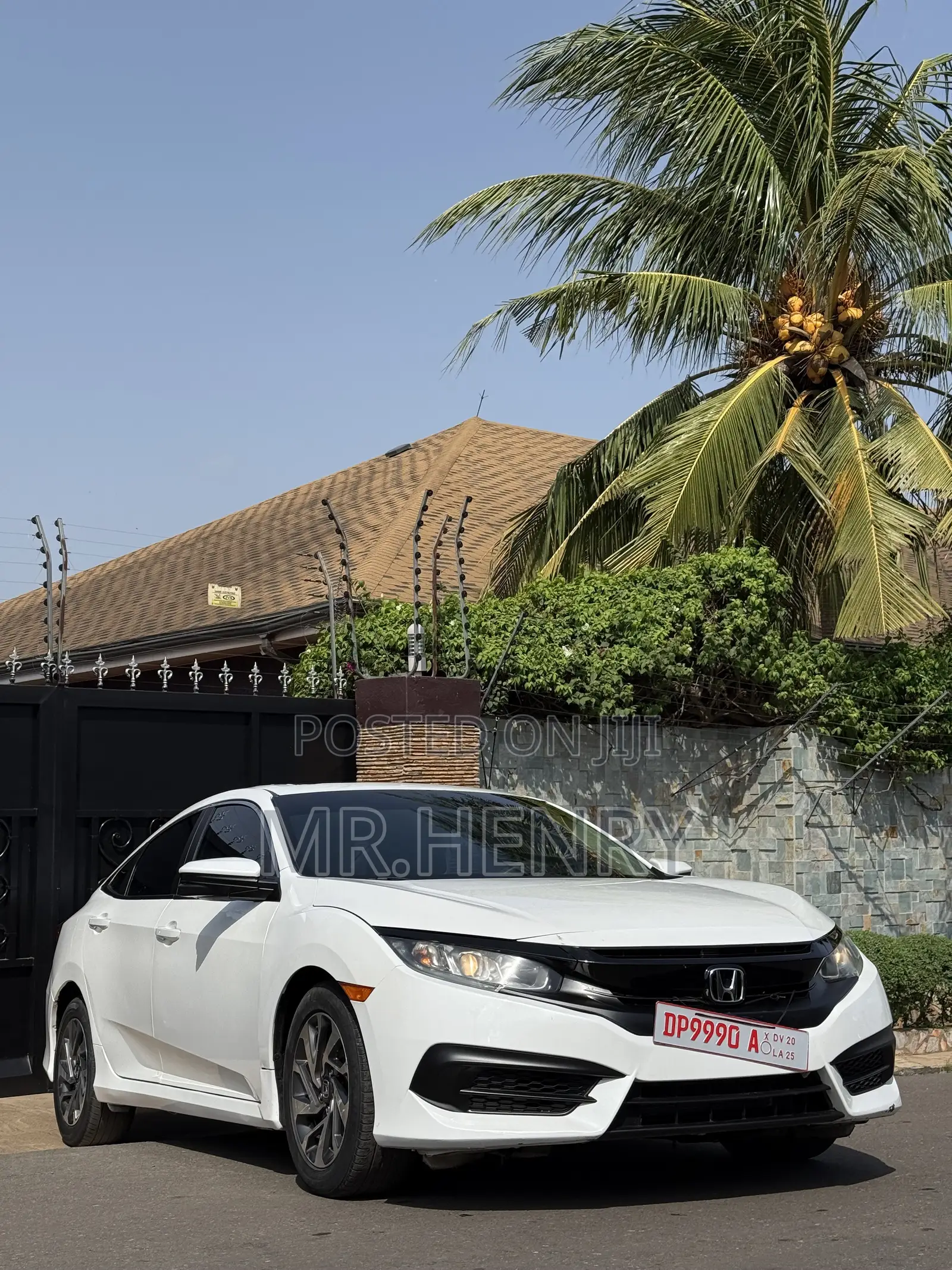 Honda Civic EX Sedan 2018 White