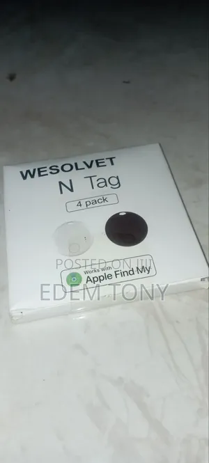 Wesolvet N Tag Tracker 4-Pack, Designed for Apple's Find My App