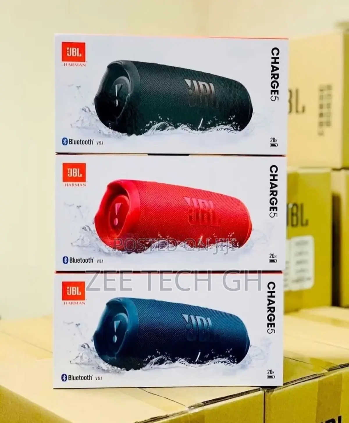 JBL Charge 5 Portable Waterproof Speaker