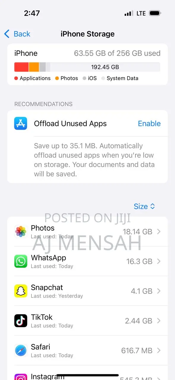 Apple iPhone 14 Pro 256 GB Black