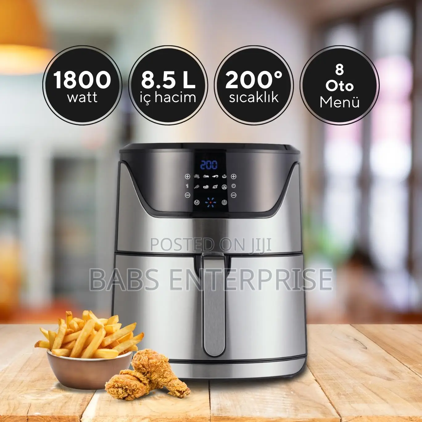 Kumtel Haf-08 Digital Air Fryer