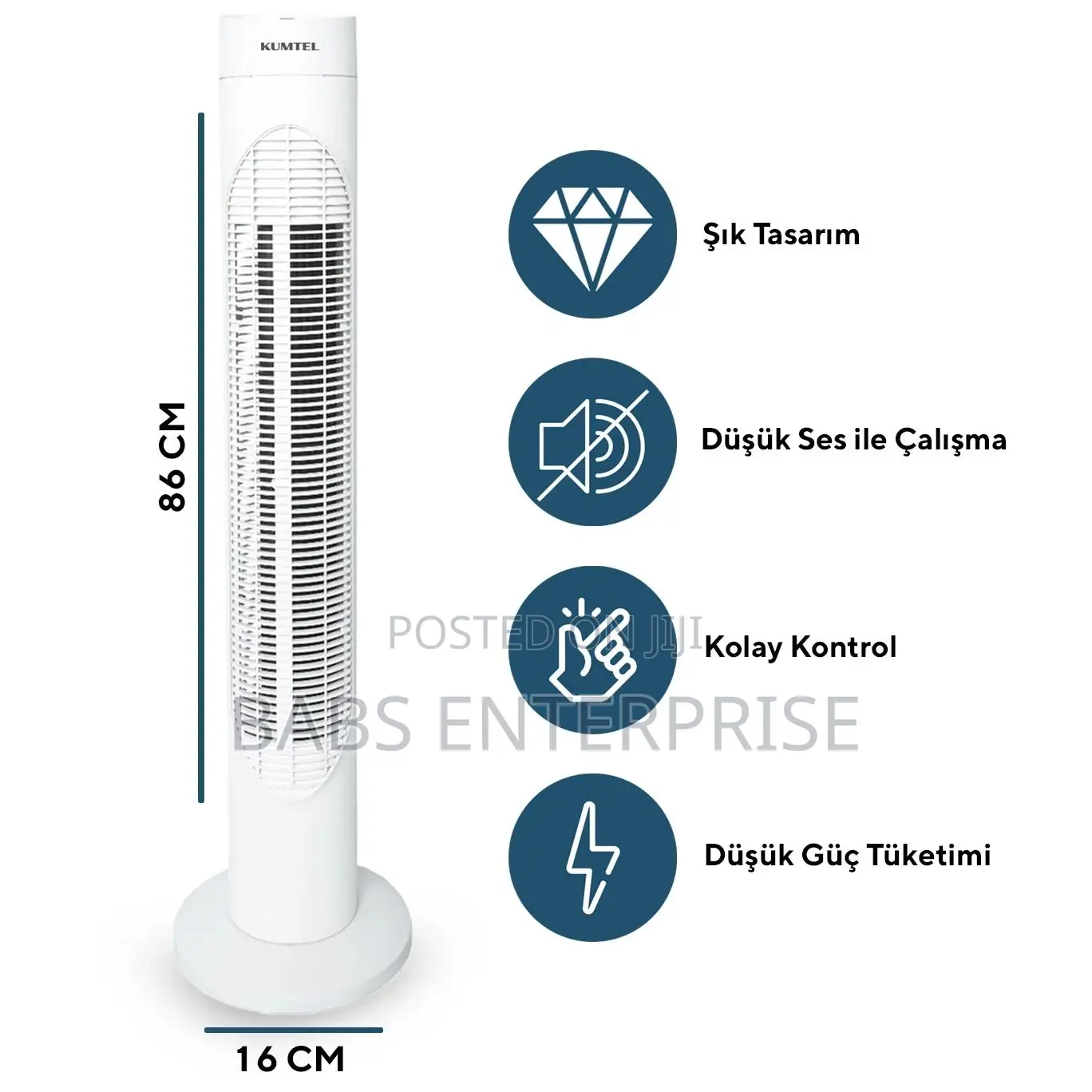 Kumtel KTF-259 Tower Fan