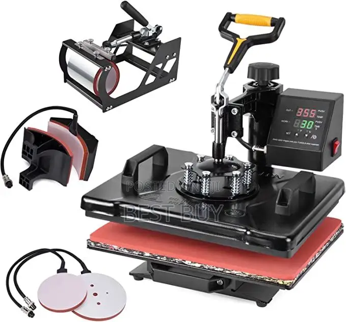 5 in 1 Heat Press Machine – Brand New Imported From Canada