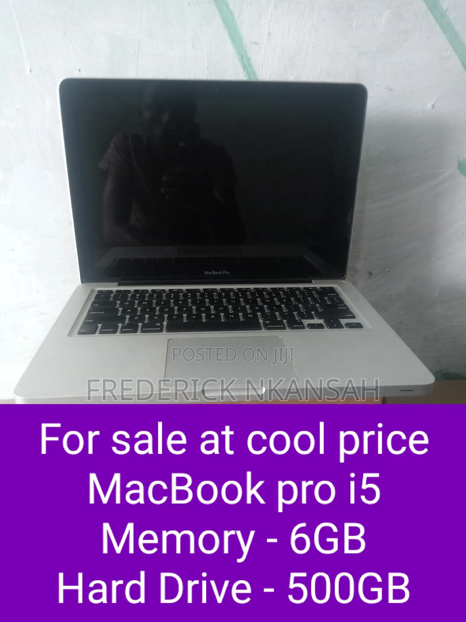 Laptop Apple MacBook Pro 6GB Intel Core i5 HDD 500GB