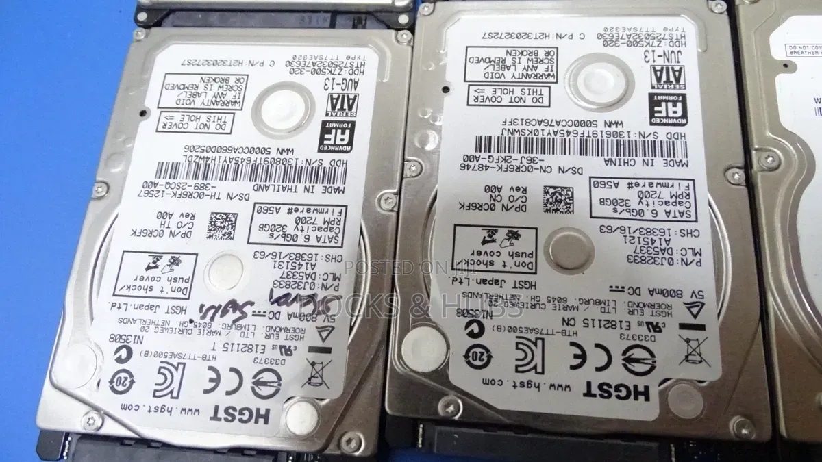 Laptop Hard Drive 320gb Hdd -western Digital Black