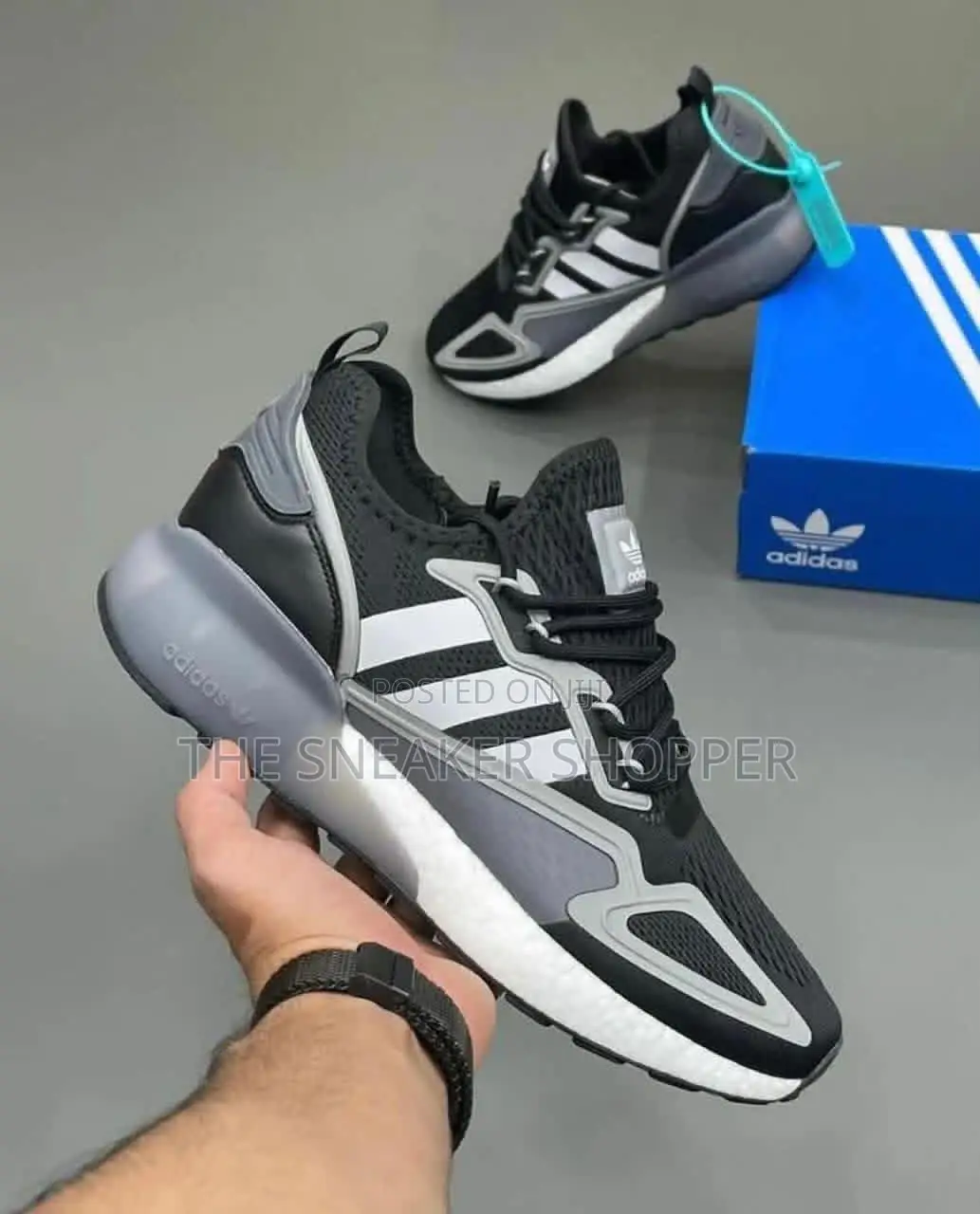 Adidas Zx Black and White