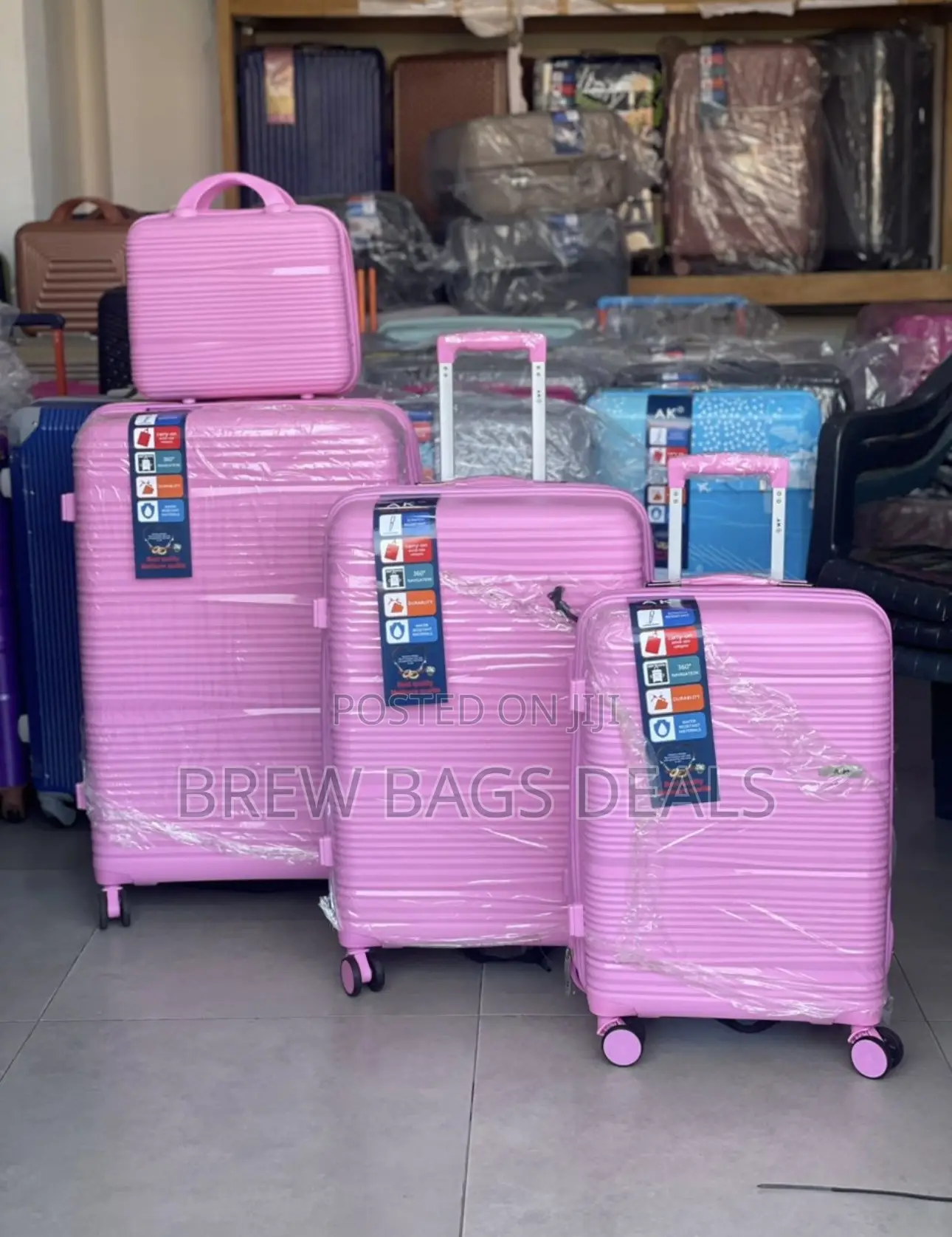Quality Ak 4set 28 Inches Fiber Unbreakable Traveling Bag