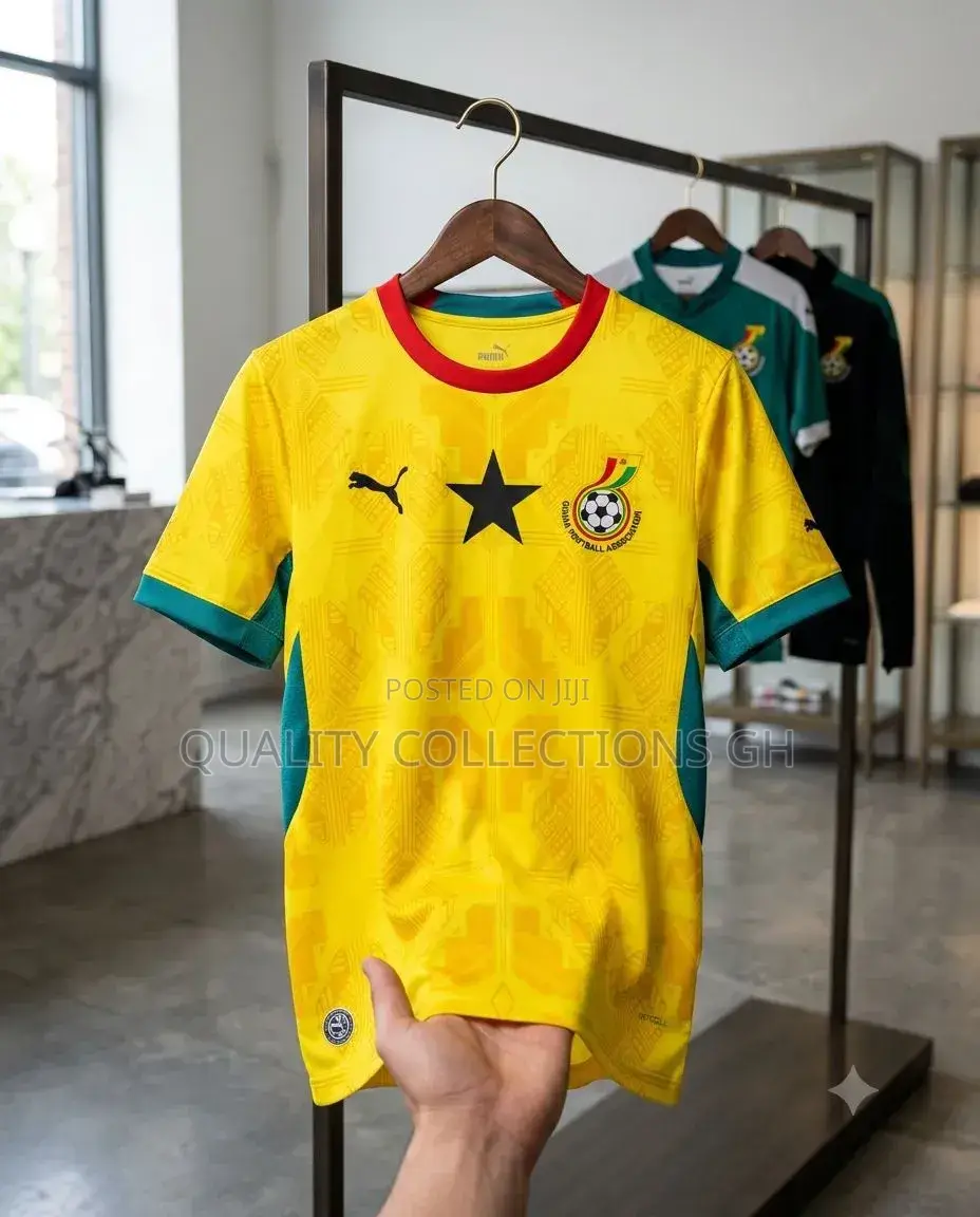 Authentic Ghana Yellow Jerseys