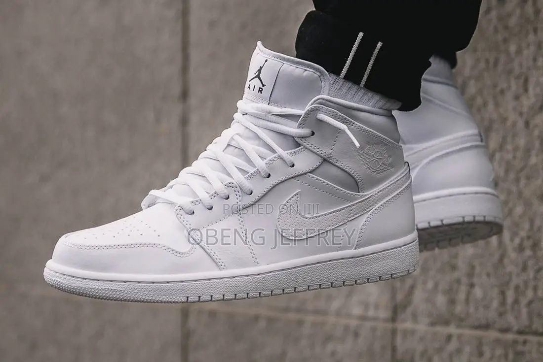 Original Air Jordan 1 High Pure White