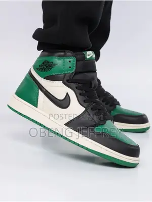 Original Air Jordan 1 High Lucky Green