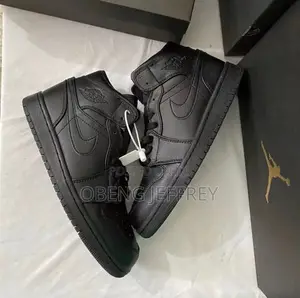Original Nike Jordan 1 High All Black
