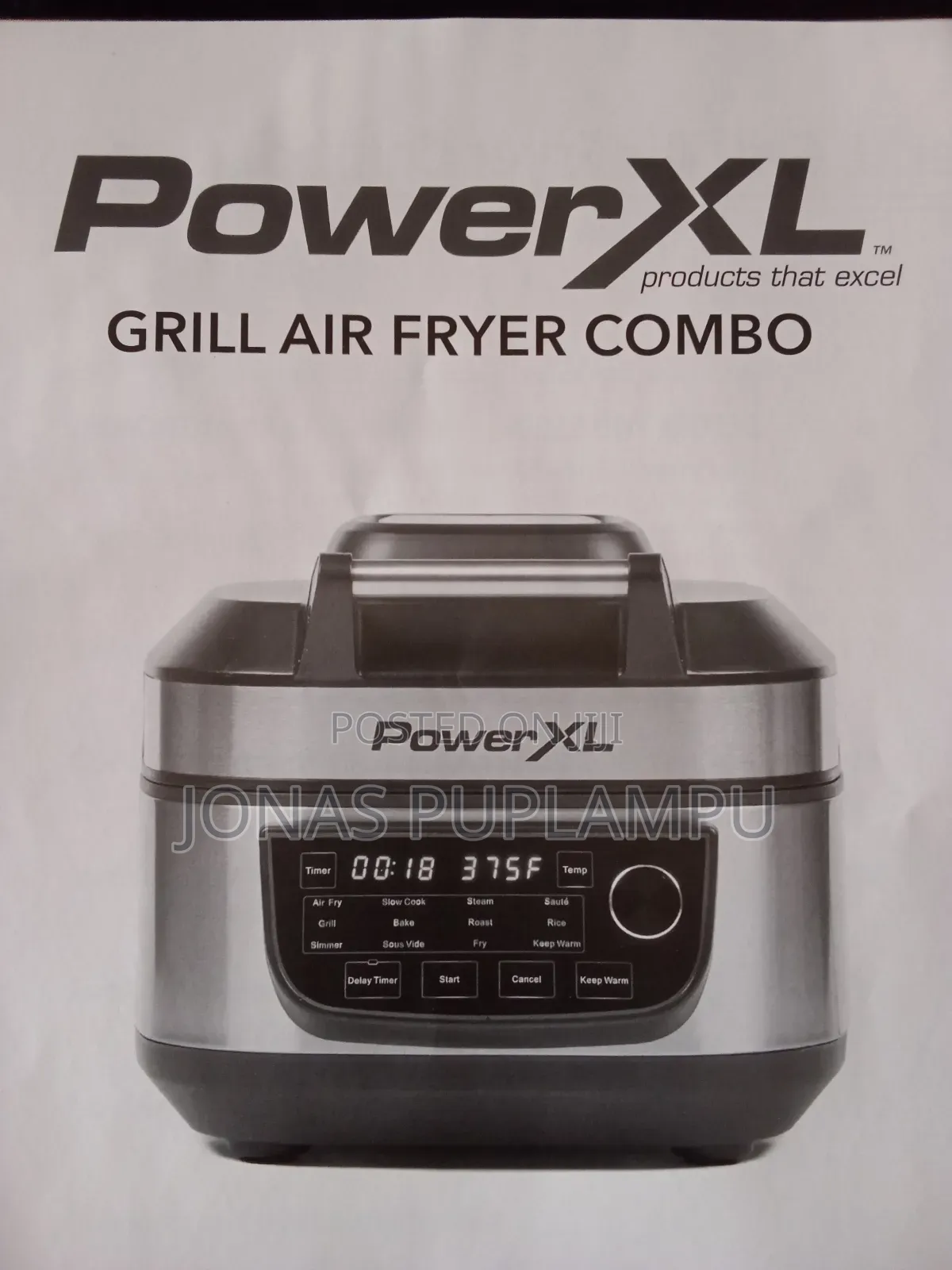 Power Xl Grill Air Fryer Combo