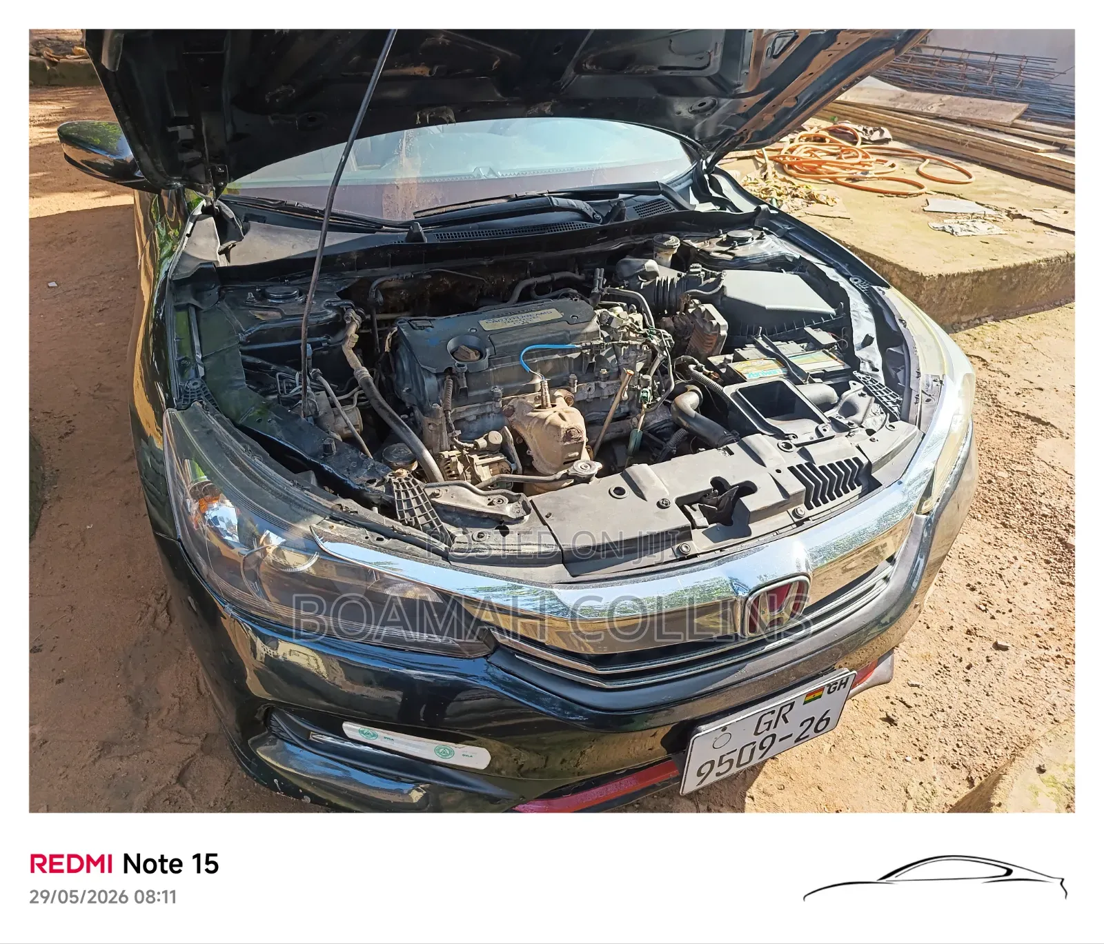 Honda Accord EX-L 4dr Sedan (2.4L 4cyl CVT) 2014 Black