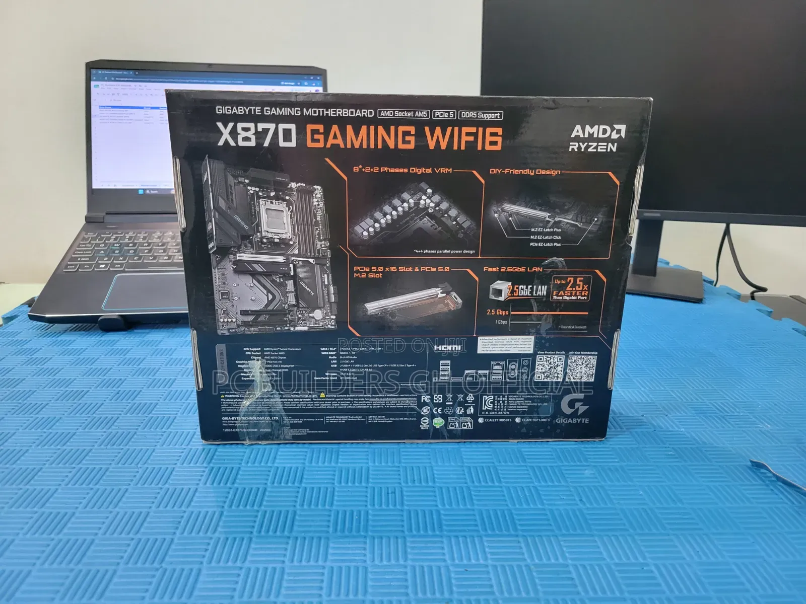 Gigabyte X870 Gaming Wifi 6 Motherboard – Socket Am5 Ryzen 9000/7000