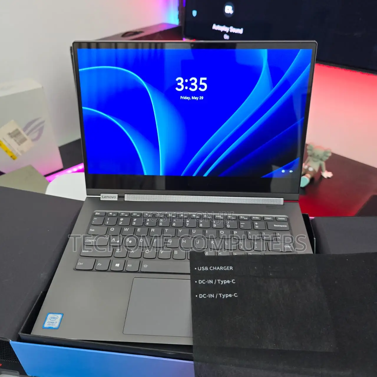 Laptop Lenovo Yoga C930 12GB Intel Core i7 SSD 256GB