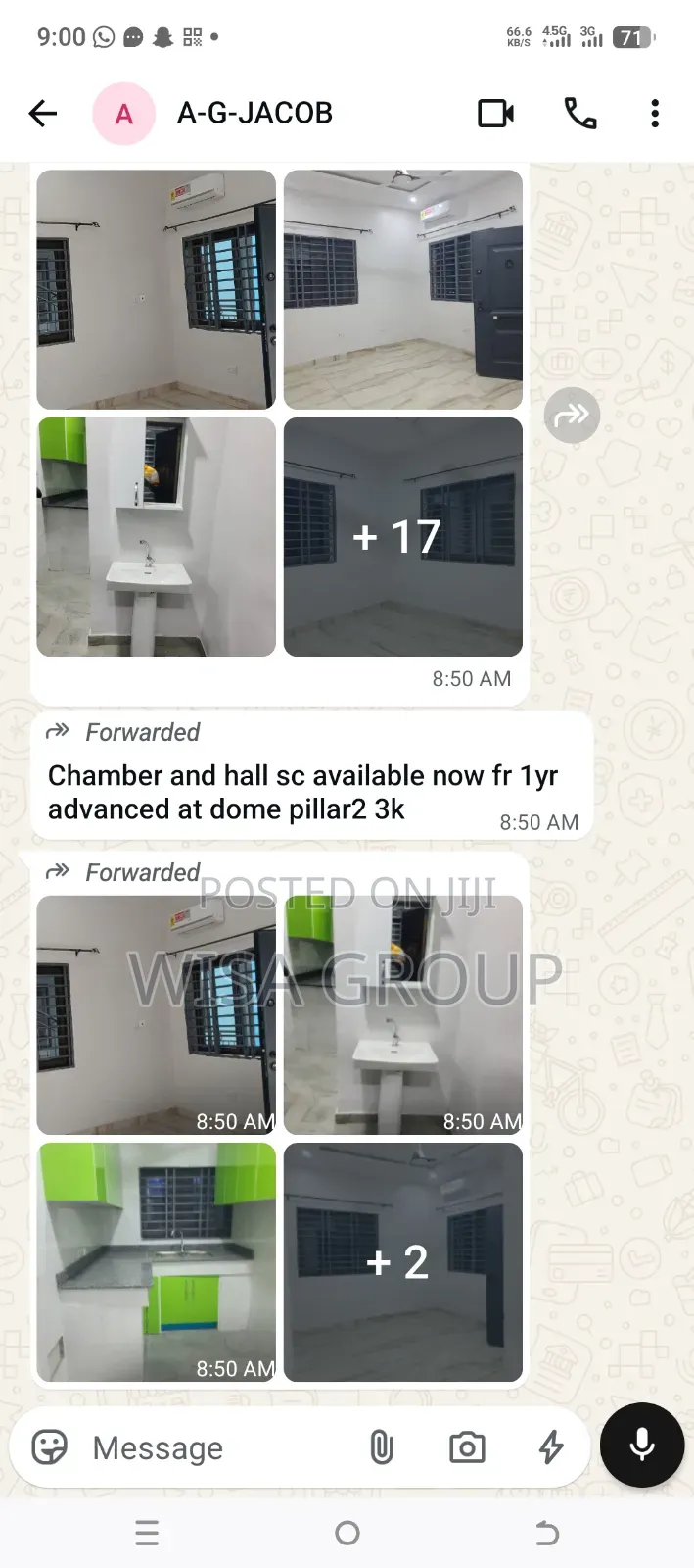 1bdrm Apartment in Wisa Group, Accra Metropolitan for rent