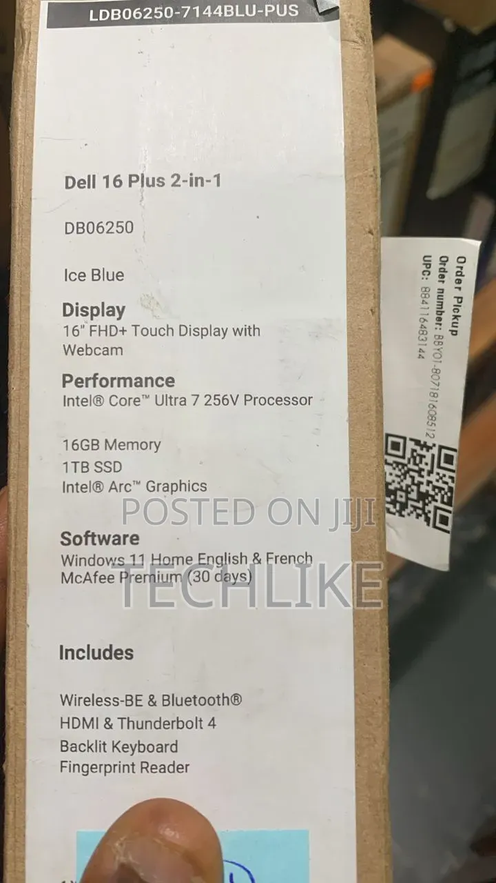 New Laptop Dell Inspiron 16 Plus 7640 16GB Intel Core Ultra 7 SSD 1T
