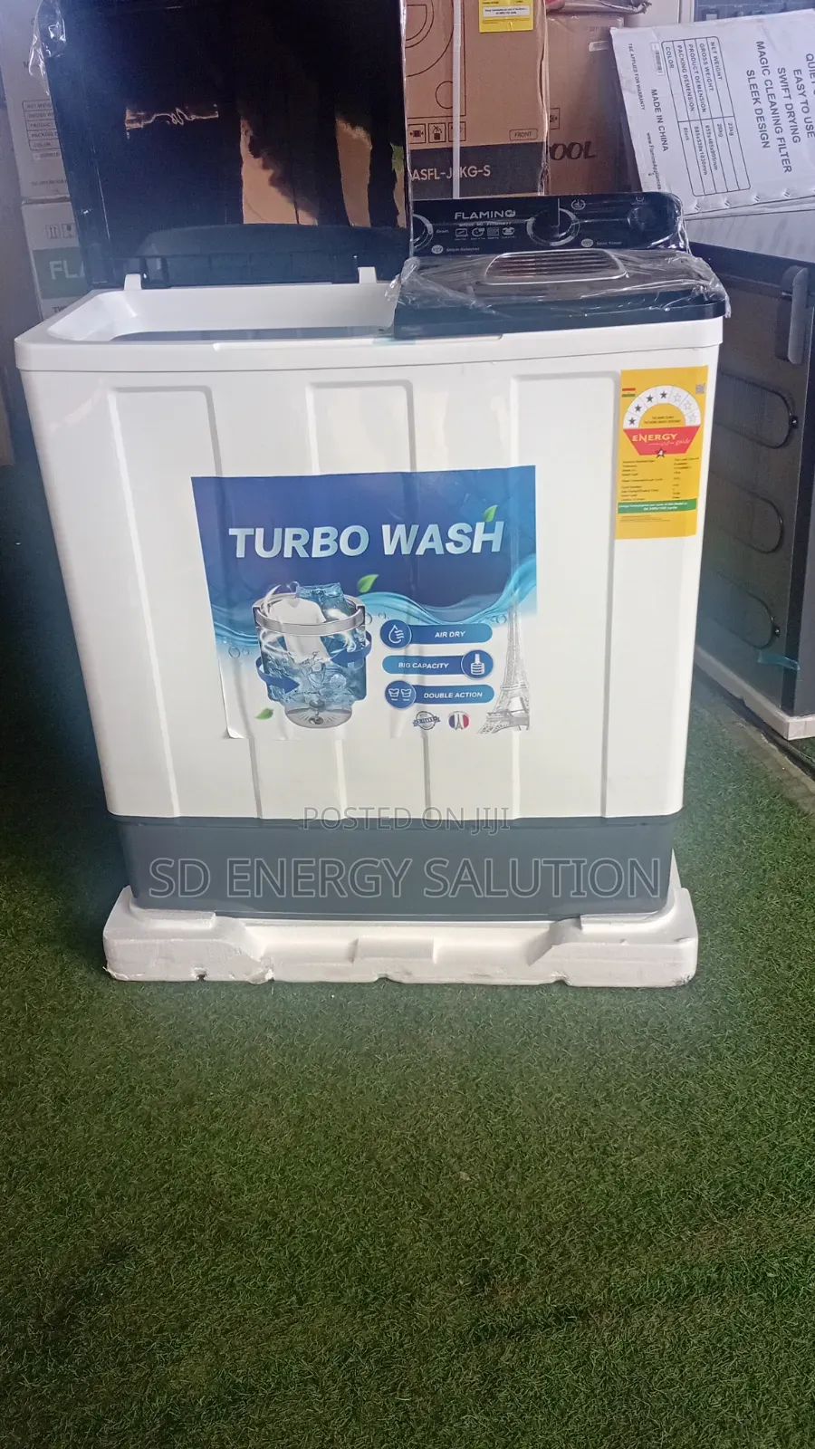 Flamino Laundry Washing Machine – Modern Design Deep Cleaning 11kg