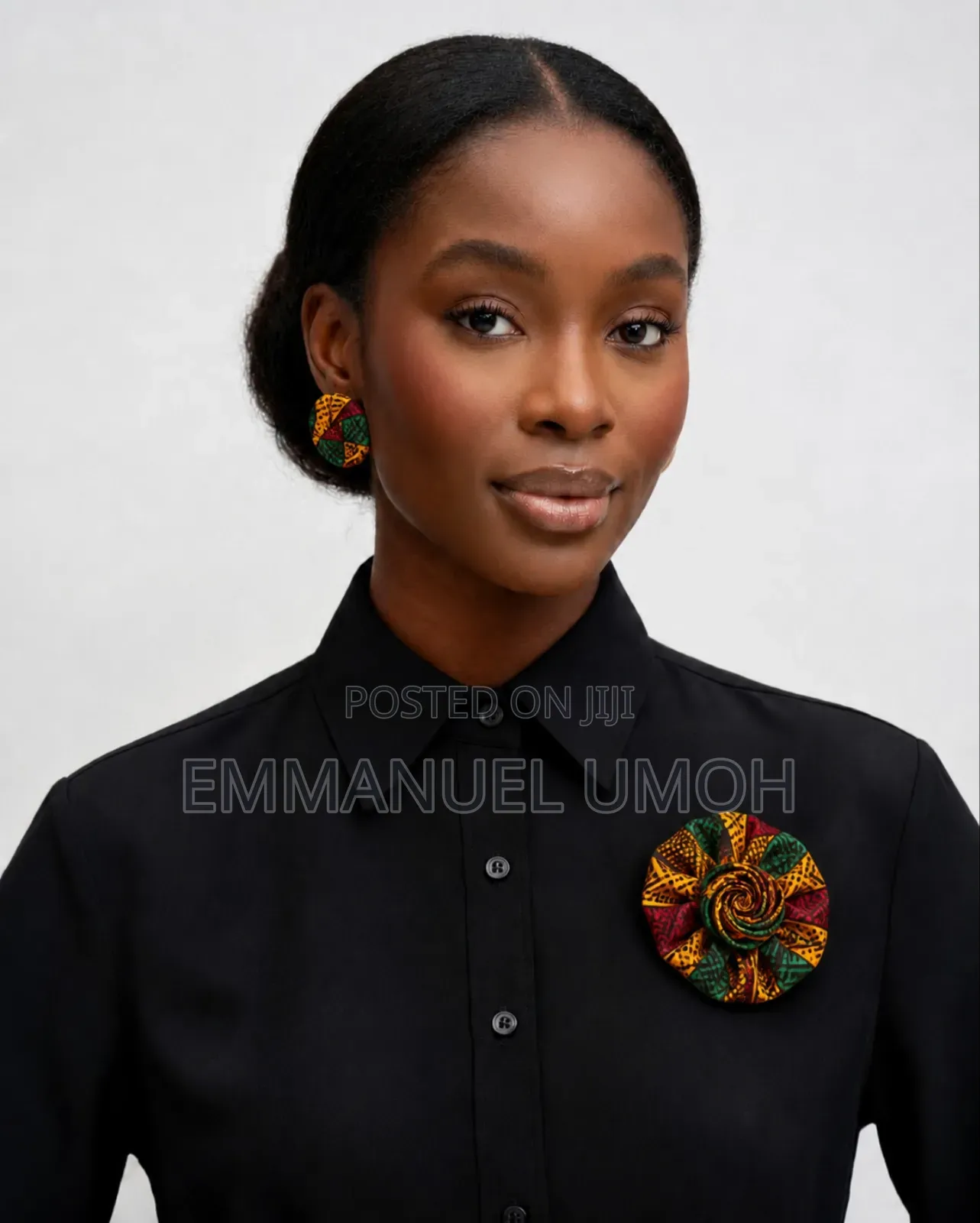 Classic Ladies Brooches With Matching Earrings
