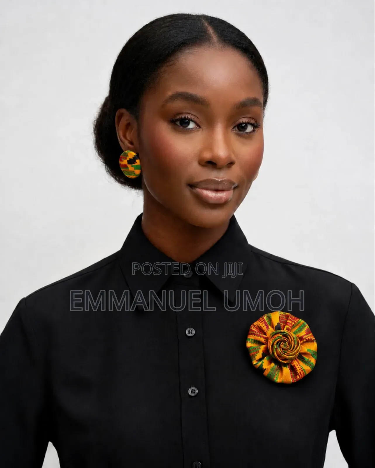 Classic Ladies Brooches With Matching Earrings