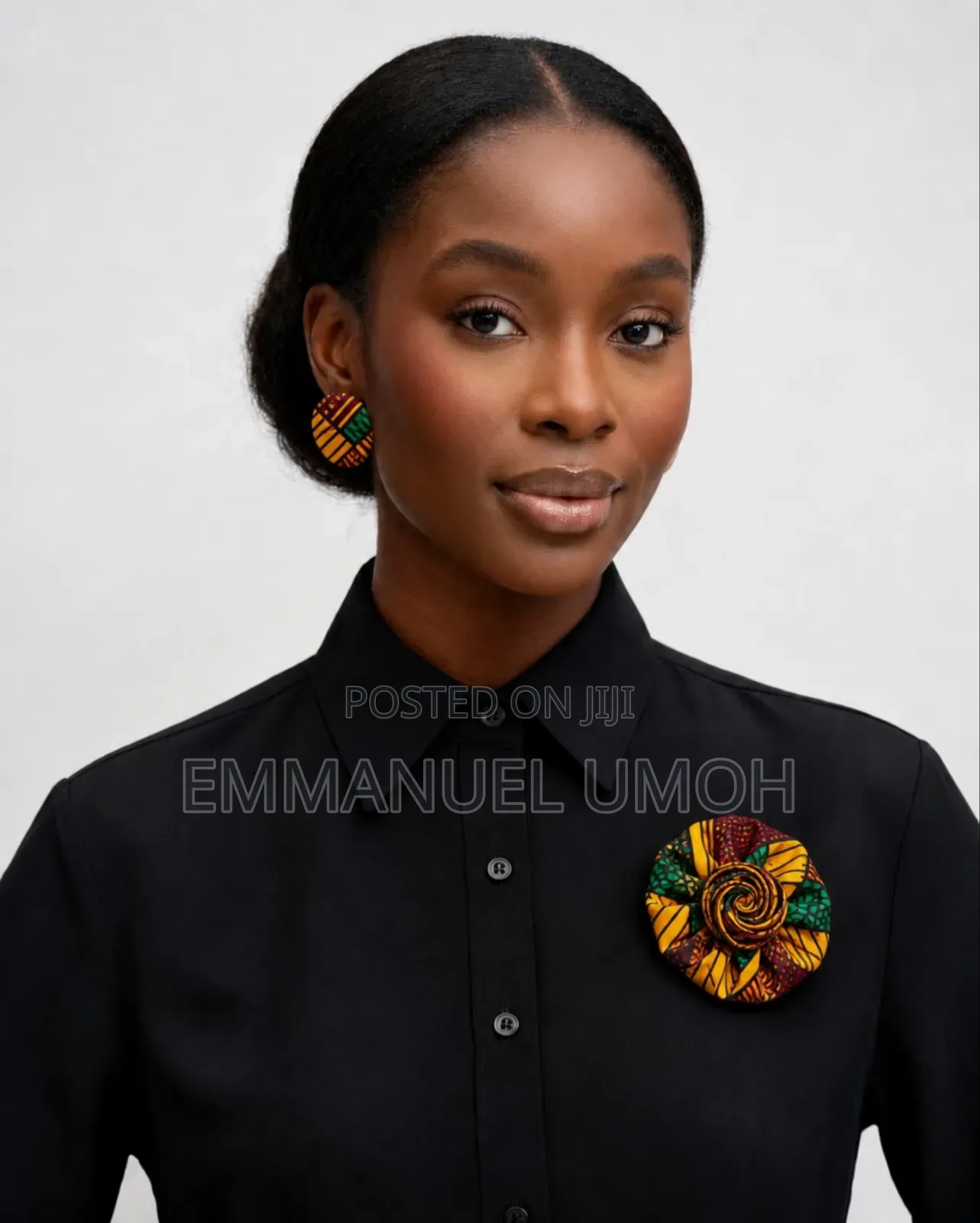 Classic Ladies Brooches With Matching Earrings