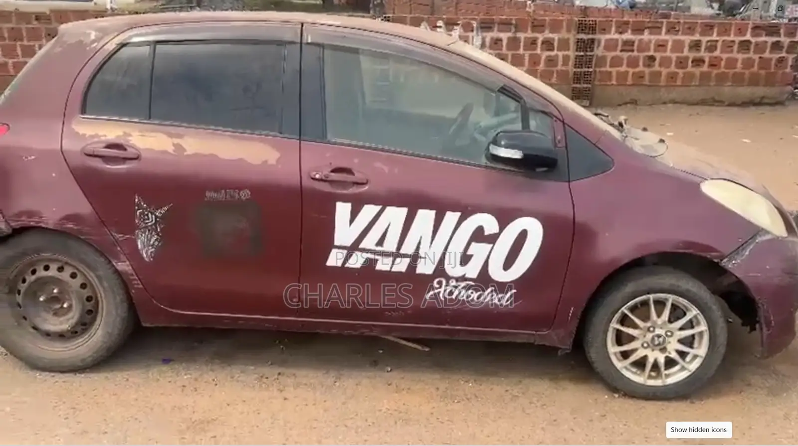 Toyota Vitz 2010 Red