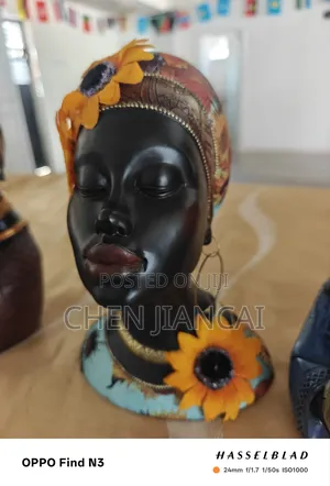 African Woman Living Room Decor