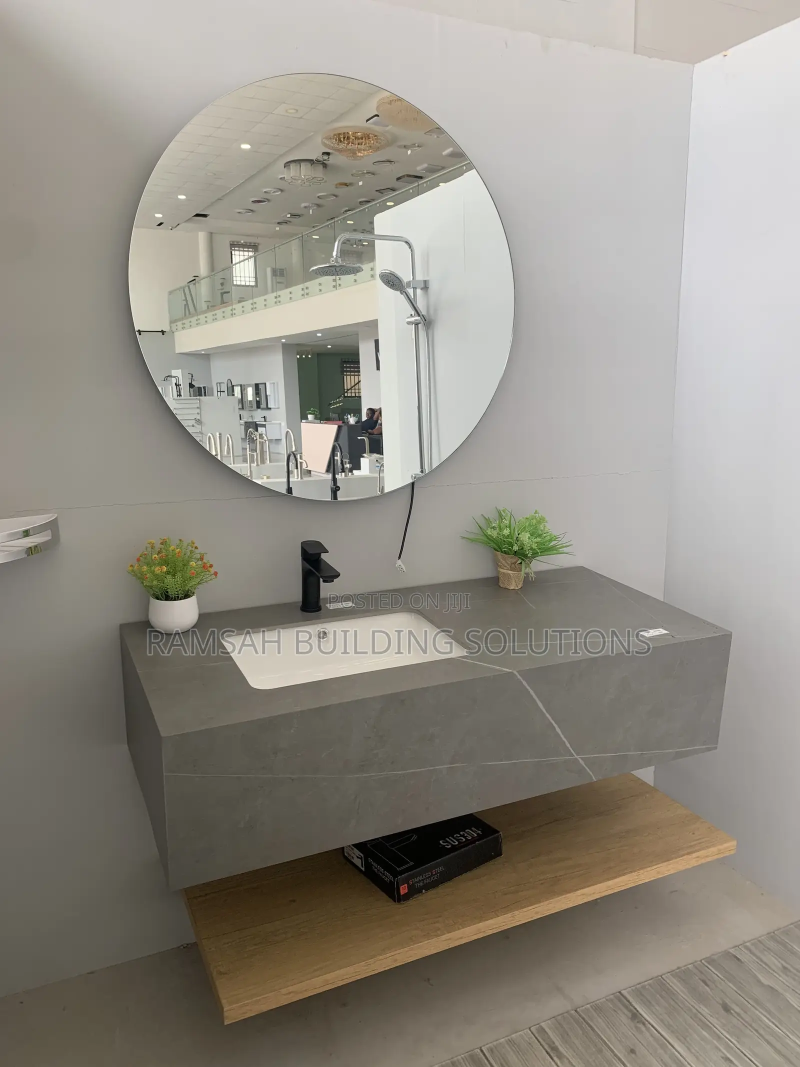 Modern Floating Bathroom Vanity With Mirror