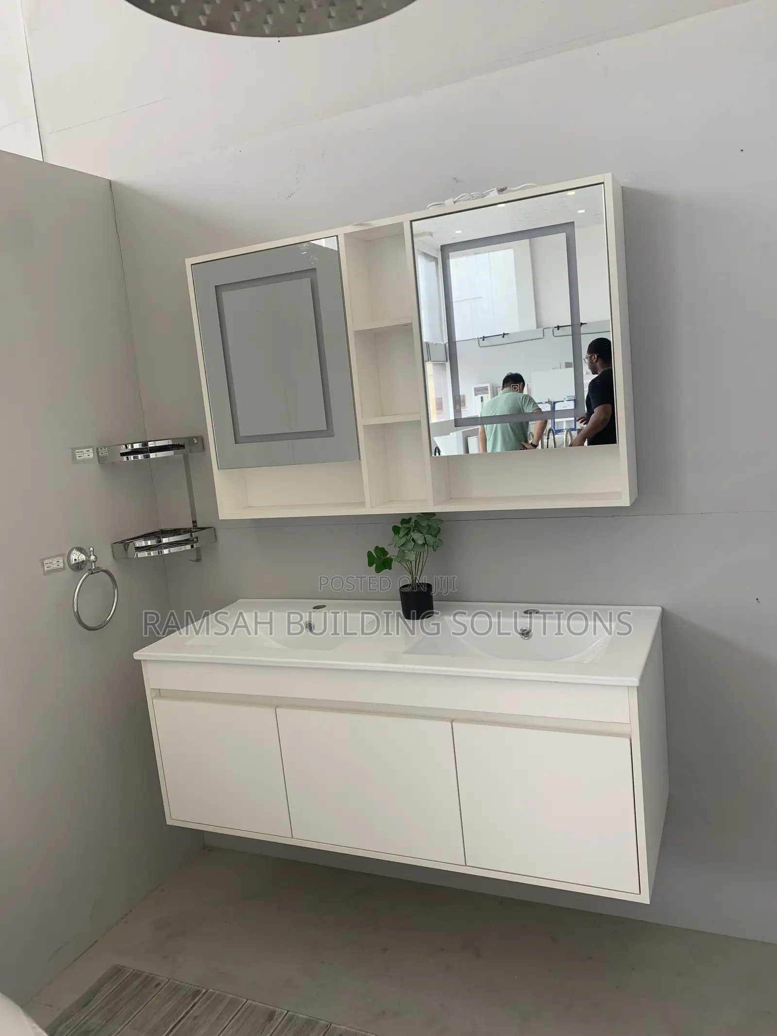 Modern Floating Bathroom Vanity With Mirror