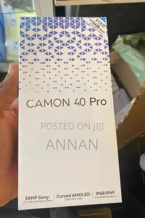 New Tecno Camon 40 Pro 5G 256 GB Black