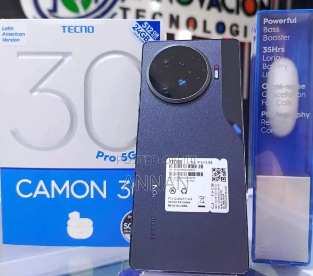 New Tecno Camon 30 Pro 5G 512 GB Blue