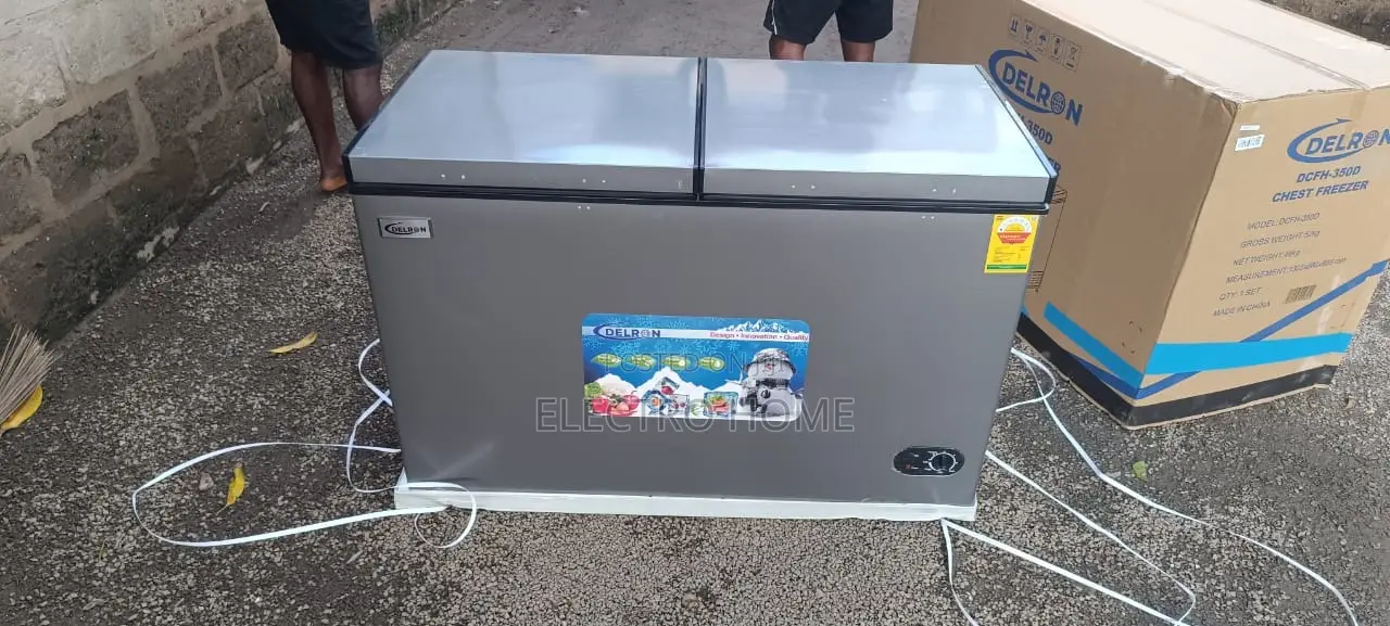 Delron 350 Litres Double Door Freezer