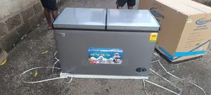 Delron 350 Litres Double Door Freezer