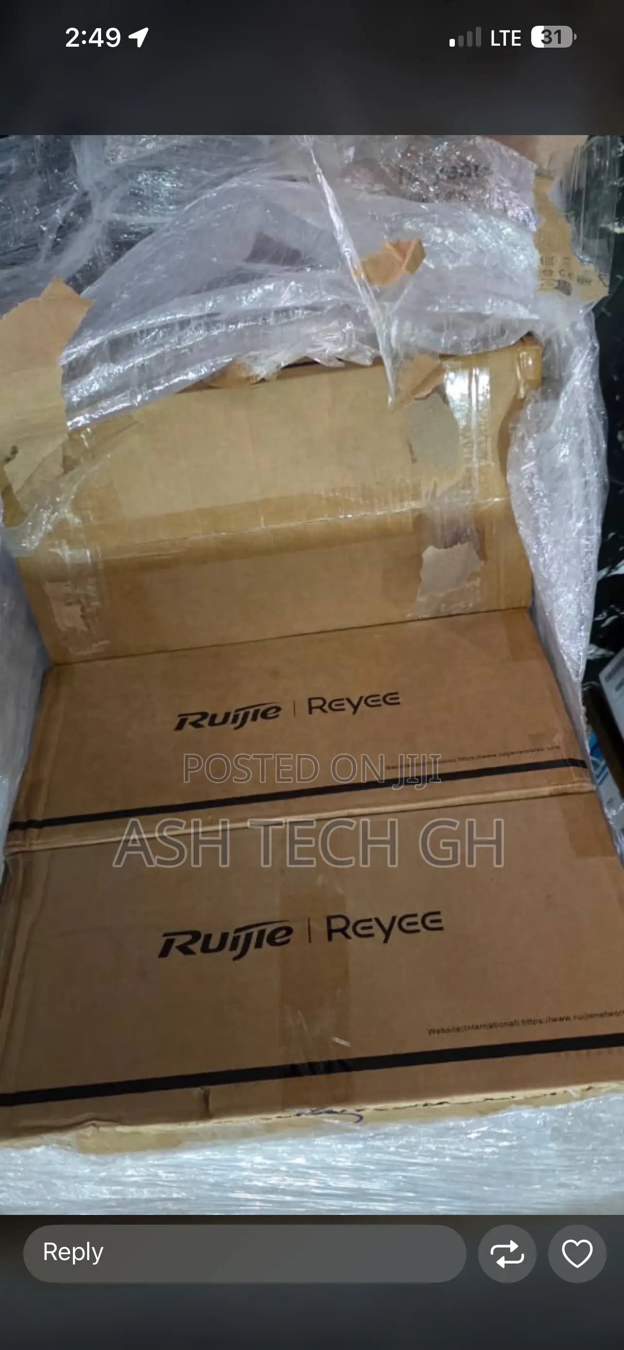 Rg-Rap6262(G) Reyee Wi-Fi 6 Outdoor Omni-Directional Access Point