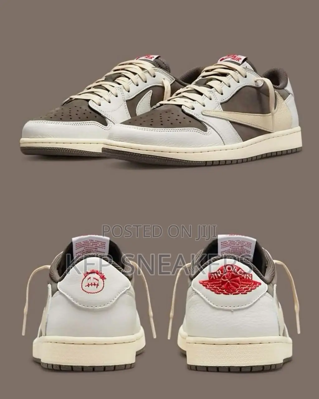 Nike Air Jordan 1 Low Travis Scott Reverse Mocha