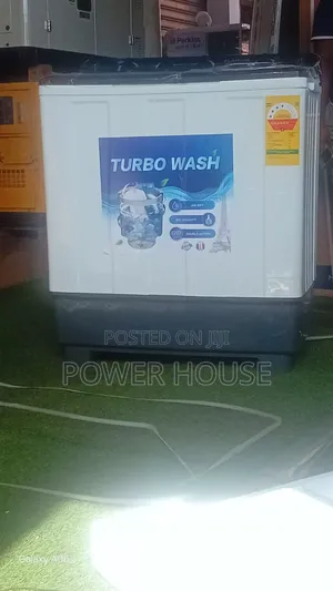 Flamino 12kg Twin Tub Washer – Strong Motor Quick Spin Dry 12kg