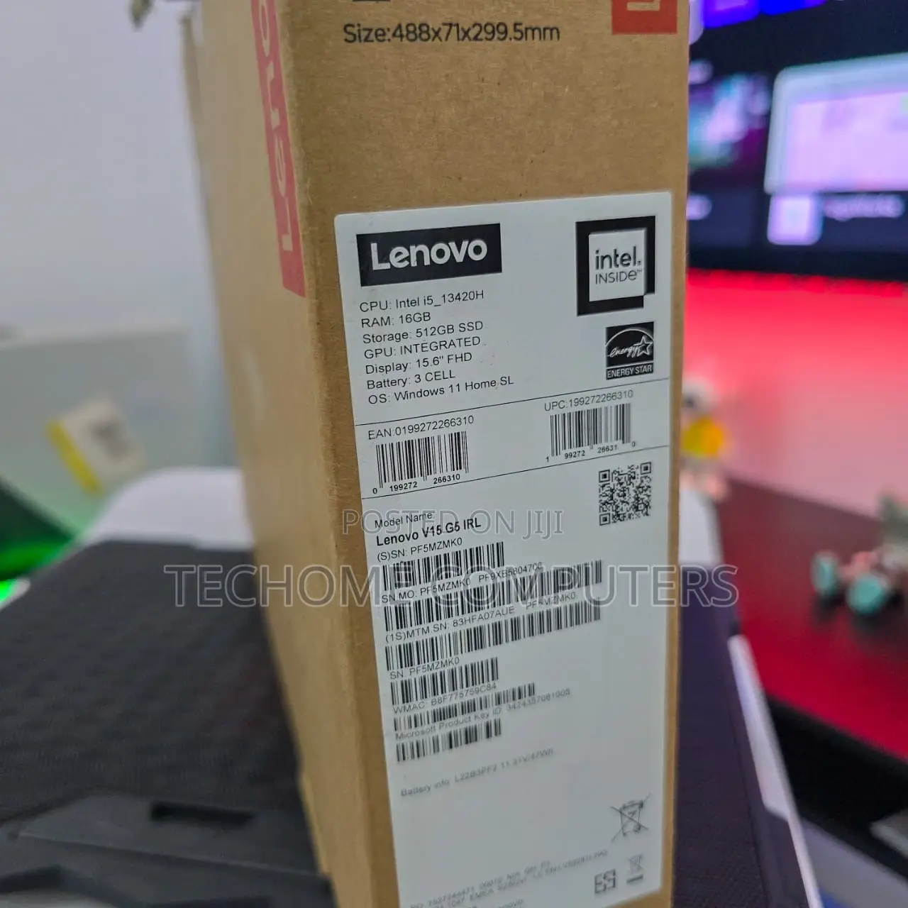 New Laptop Lenovo V15 16GB Intel Core i7 SSD 512GB